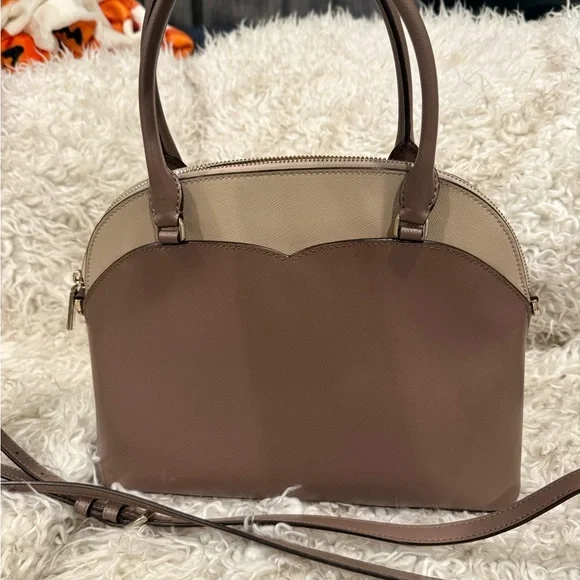 Kate Spade Tan and Cream Satchel - Picture 3 of 6
